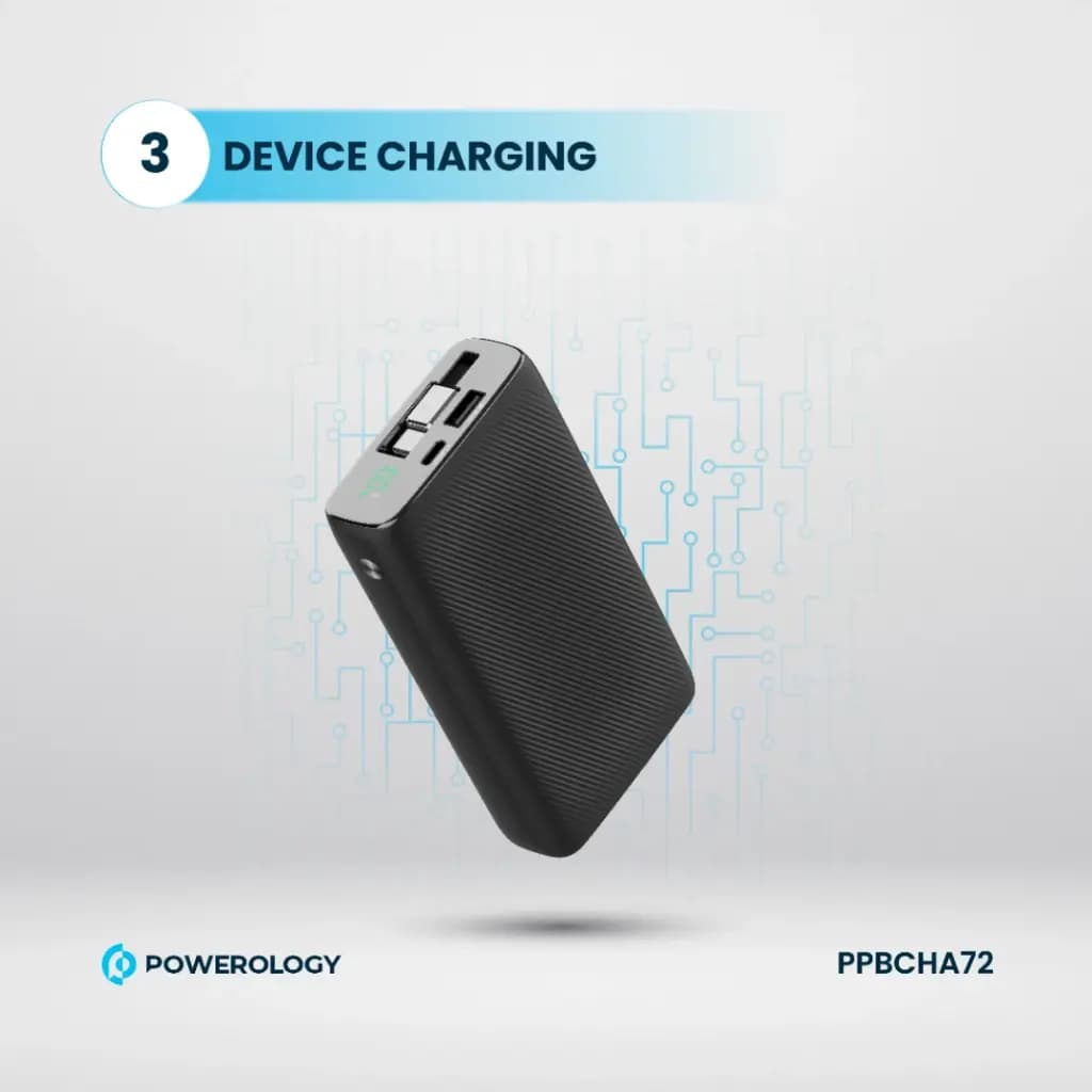 پاوربانک کابل دار 20000mAh پاورولوژی مدل Ppbcha72 — تصویر ۷