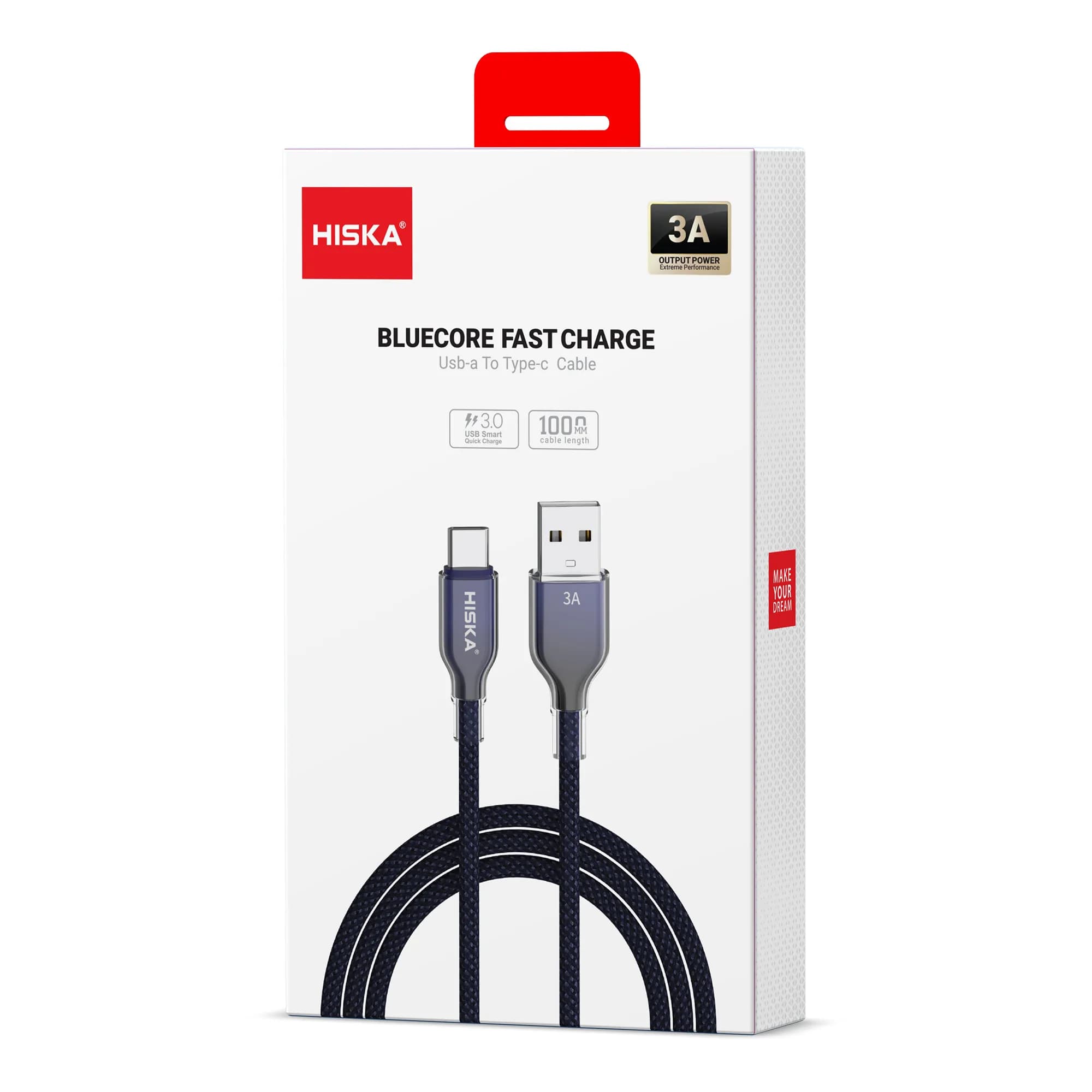 کابل دیتا و شارژ USB به Type-C هیسکا مدل LX911-AC — تصویر ۲