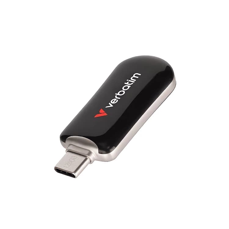 فلش مموری VERBATIM ظرفیت 128 گیگابایت USB-C 3.2 مدل VER-30229