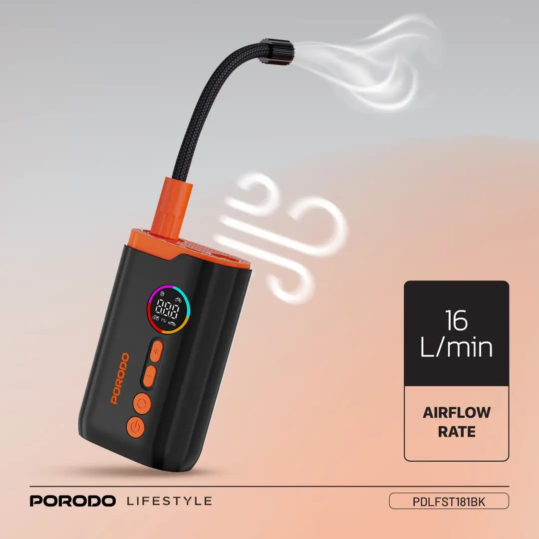 کمپرسور باد قابل حمل پرودو مدل PDLFST181BK — تصویر ۶