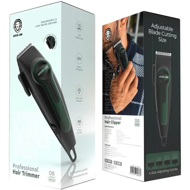 ماشین اصلاح موی سر گرین لاین Green Lion Professional Hair Clipper GNPRHACLIPRBK — تصویر ۲