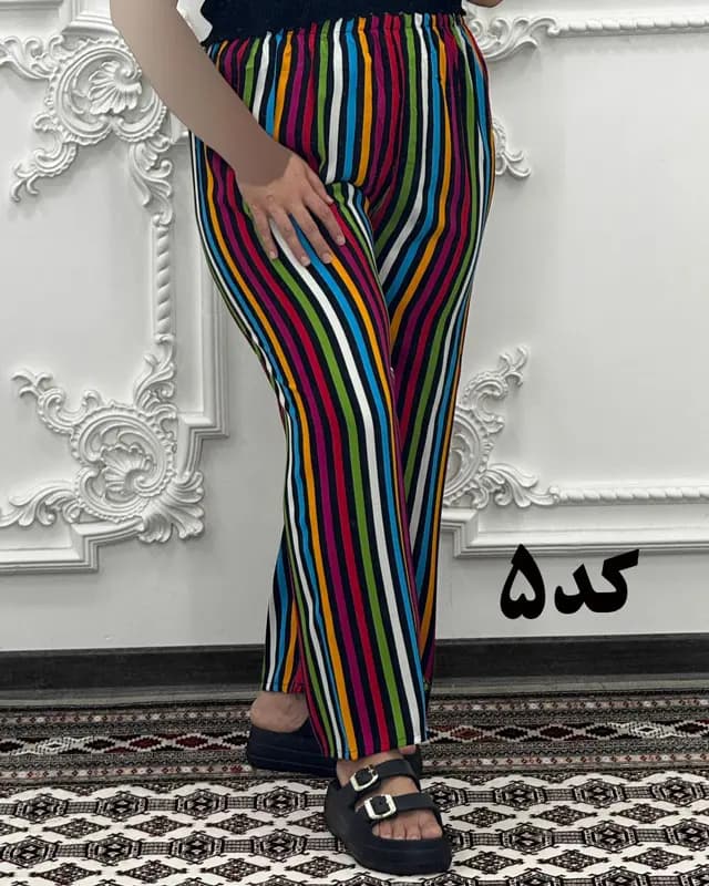 شلوار طرح دار خارجی 7068 — تصویر ۲