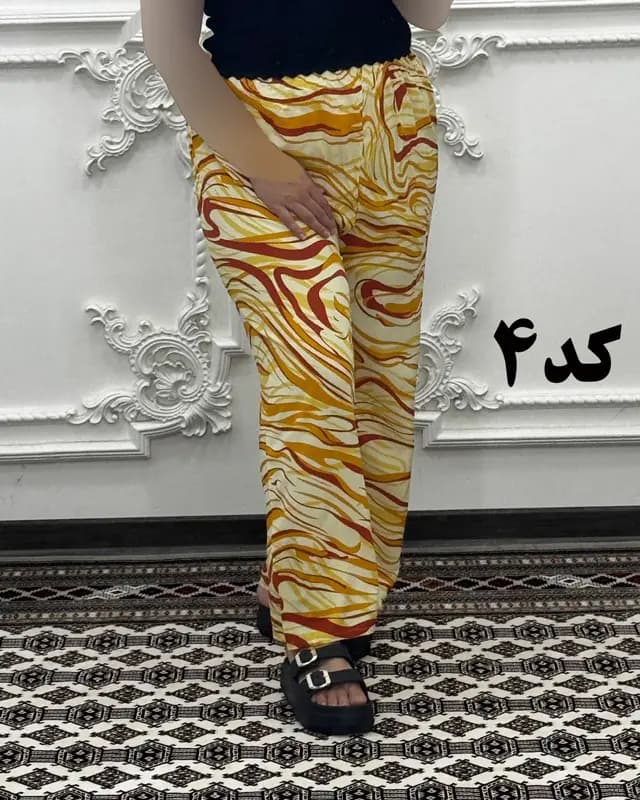 شلوار طرح دار خارجی 7068 — تصویر ۳