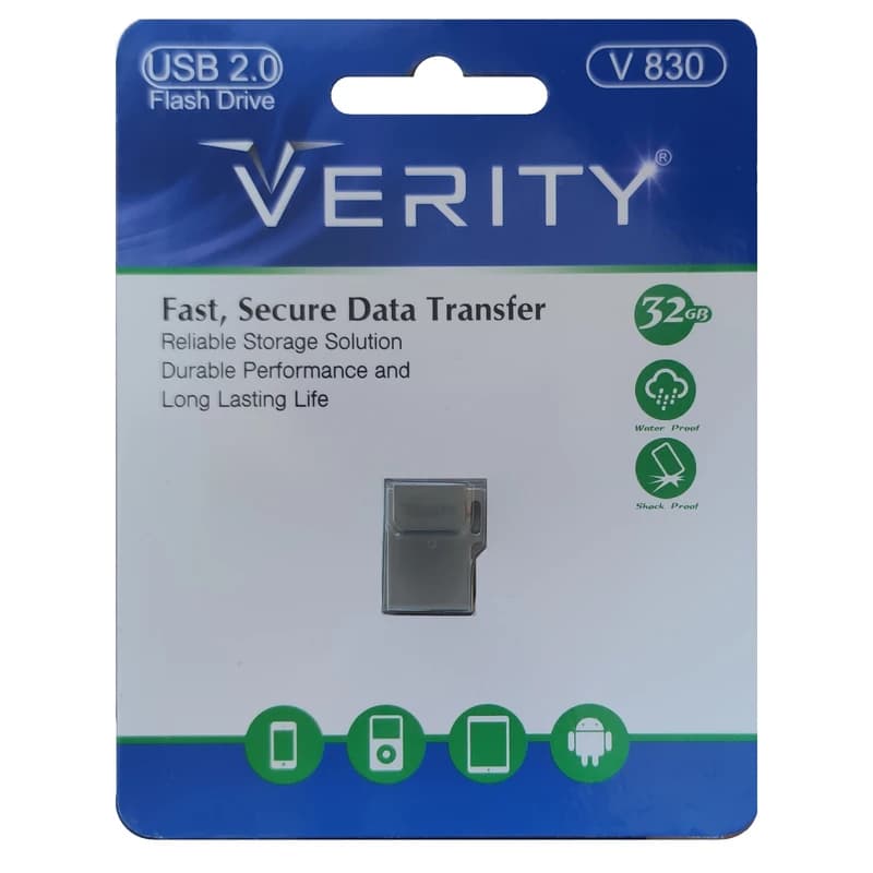 فلش مموری وریتی مدل V830 ظرفیت 32 گیگابایت USB2.0 — تصویر ۲