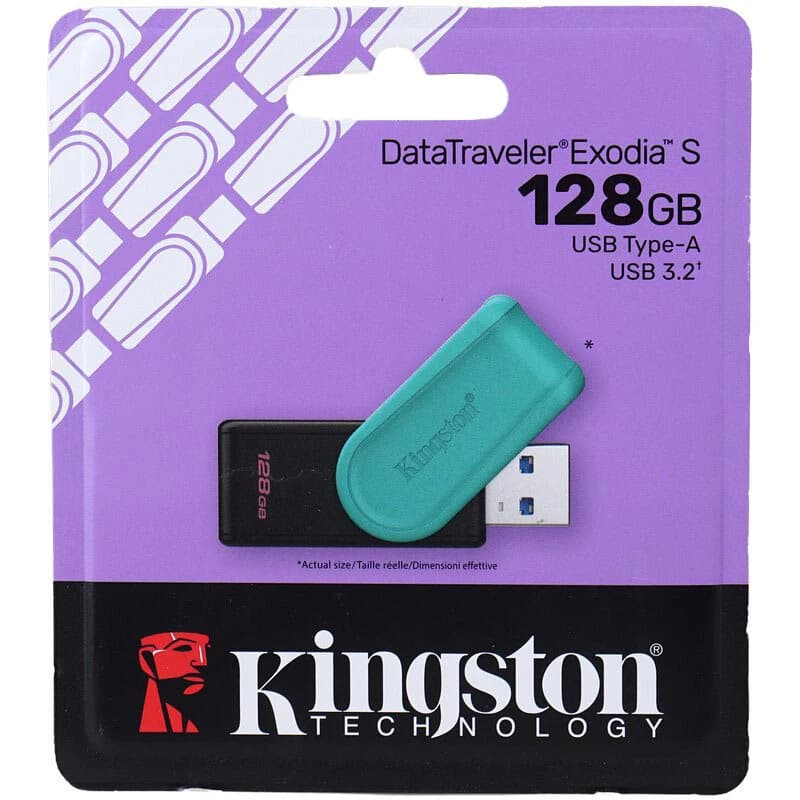 فلش مموری کینگ استون 128 گیگابایت USB3.2 مدل TRAVELER EXODIA — تصویر ۳
