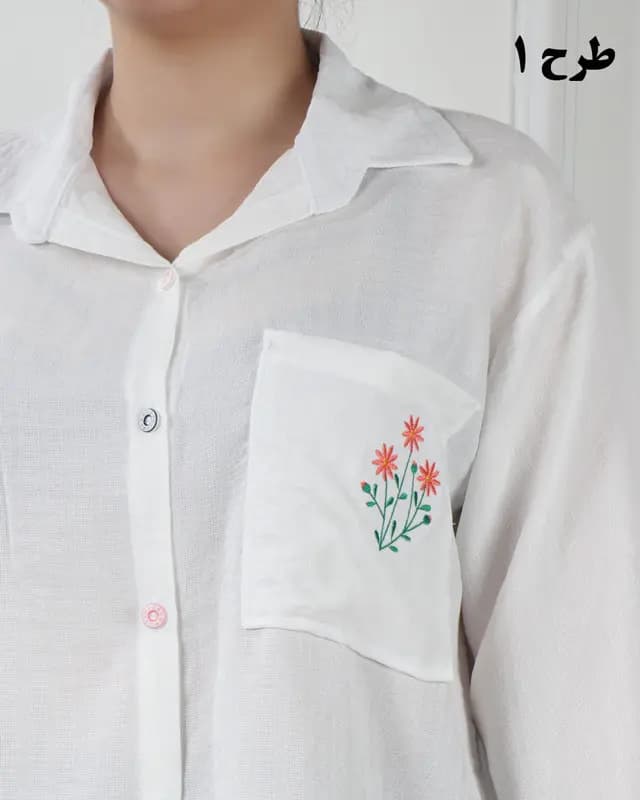 شومیز صوفیا ژاکارد 6945 — تصویر ۳