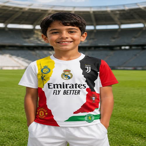 لباس بچگانه منتخب رونالدو 2025 — تصویر ۲