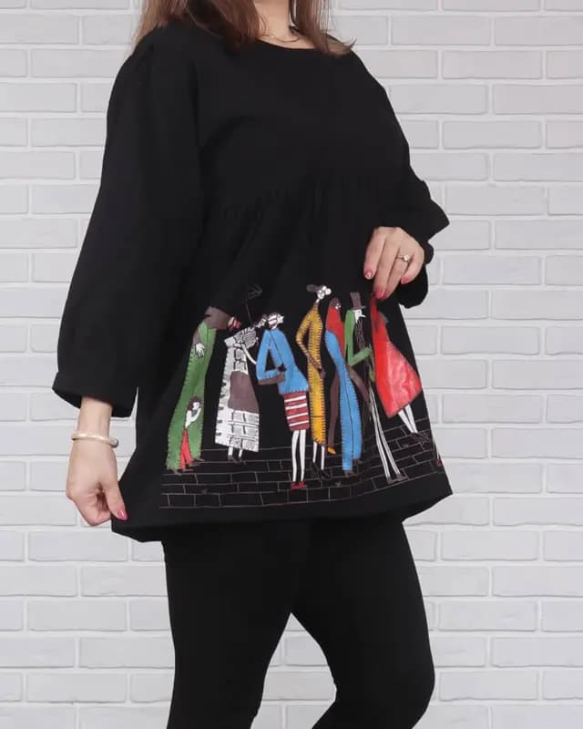 شومیز لینن بازار 6935 — تصویر ۶