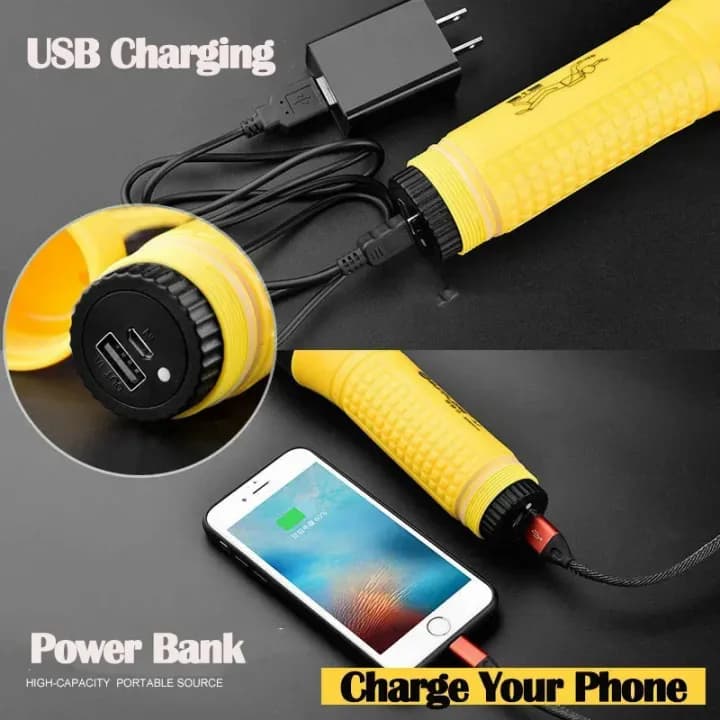 چراغ‌قوه LED غواصی مدل A7 — تصویر ۶