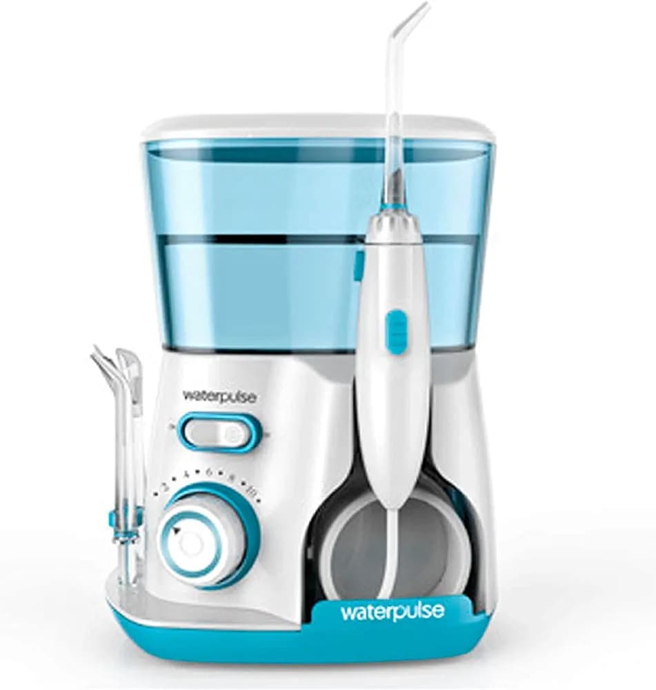 دستگاه.واترجت و آبیاری دهانی و نخ دندان آبی مدل WaterPulse V300