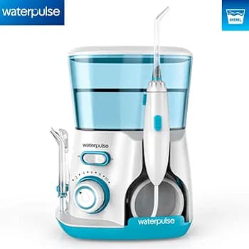 دستگاه.واترجت و آبیاری دهانی و نخ دندان آبی مدل WaterPulse V300 — تصویر ۴