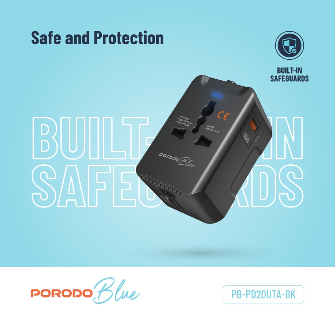 آداپتور شارژر پرودو مدل PB-PD20UTA-BK — تصویر ۷