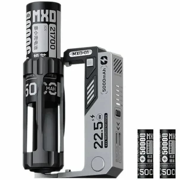 پاوربانک تفنگی مدل MXD-01 ظرفیت 5000 میلی آمپر فست شارژ