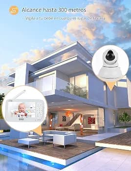 دستگاه مانیتور کودک جی‌اچ‌بی (GHB) با صفحه‌نمایش LCD — تصویر ۳