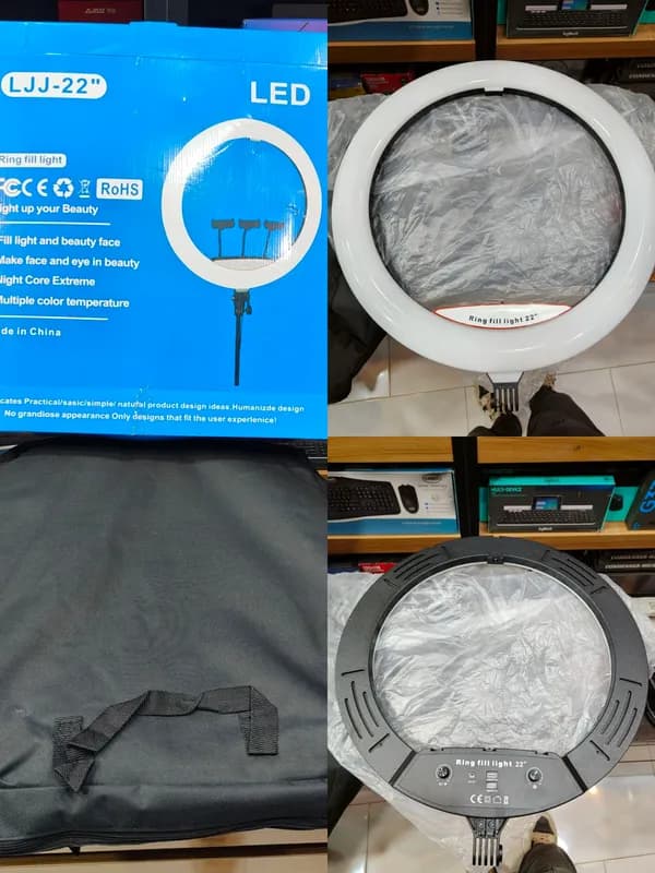 رینگ لایت RING LIGHT RL-21 سایز 56 سانت — تصویر ۶