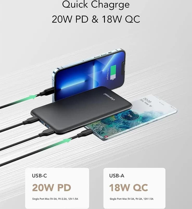 پاوربانک 26800mAh برند Charmast — تصویر ۵