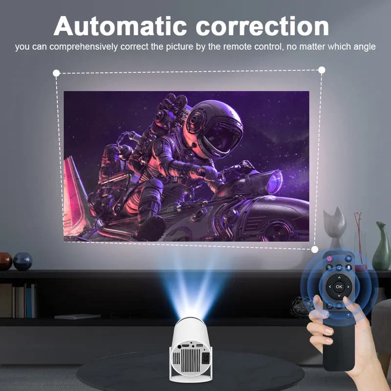 ویدئو پروژکتور پرتابل HY300 کیفیت Ultra HD رم 2 حافظه 16 — تصویر ۳