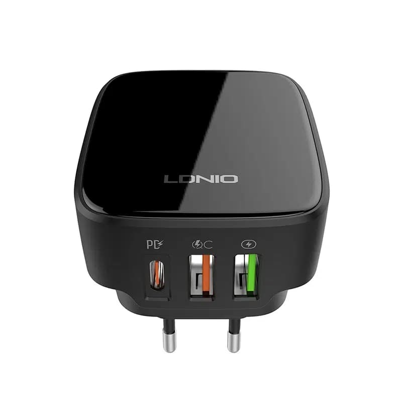 شارژر دیواری 32 وات الدینیو مدل Q334 به همراه کابل USB-C — تصویر ۵