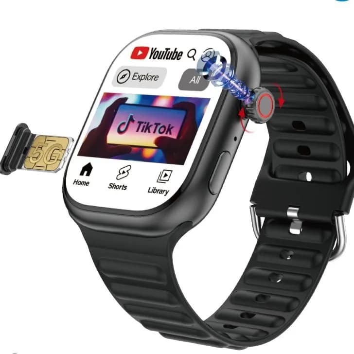 ساعت هوشمند Telzeal TC44 سیم کارت خور با حافظه ۶۴ گیگ و رم ۶ گیگابایت — تصویر ۲