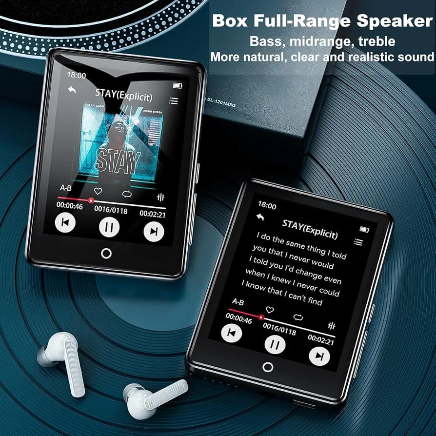 پخشکننده MP3 با حافظه ۶۴ گیگابایت برند: اودجویی (ODEJOI) نام مدل: ODM17Blk — تصویر ۳