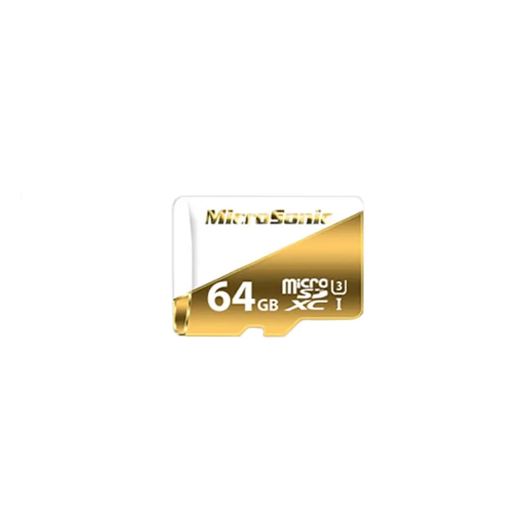 کارت حافظه میکرو SD میکروسونیک مدل U3 ظرفیت 64 گیگابایت