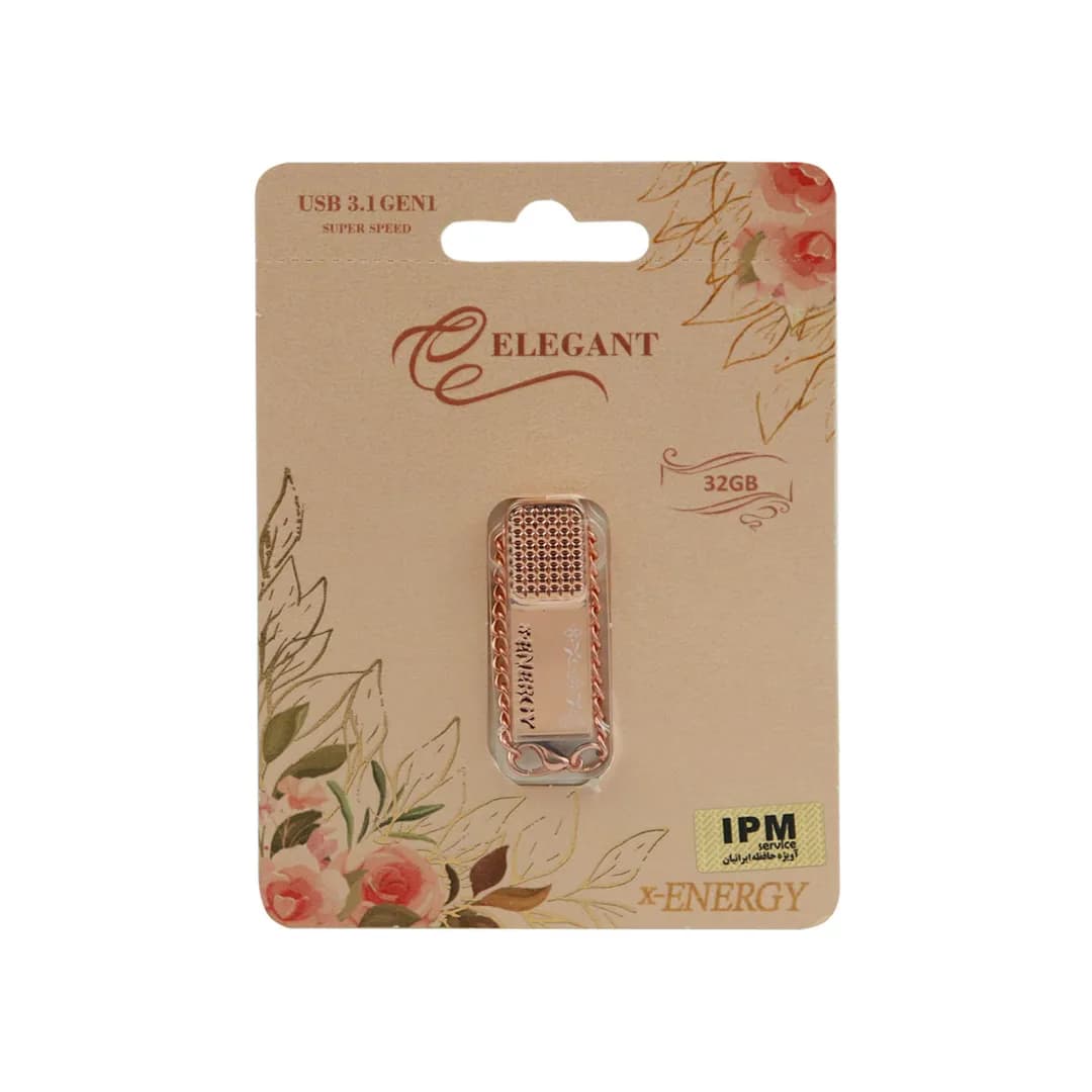 فلش مموری ایکس-انرژی مدل ELEGANT ظرفیت 64 گیگابایت USB3.1GEN1 — تصویر ۲