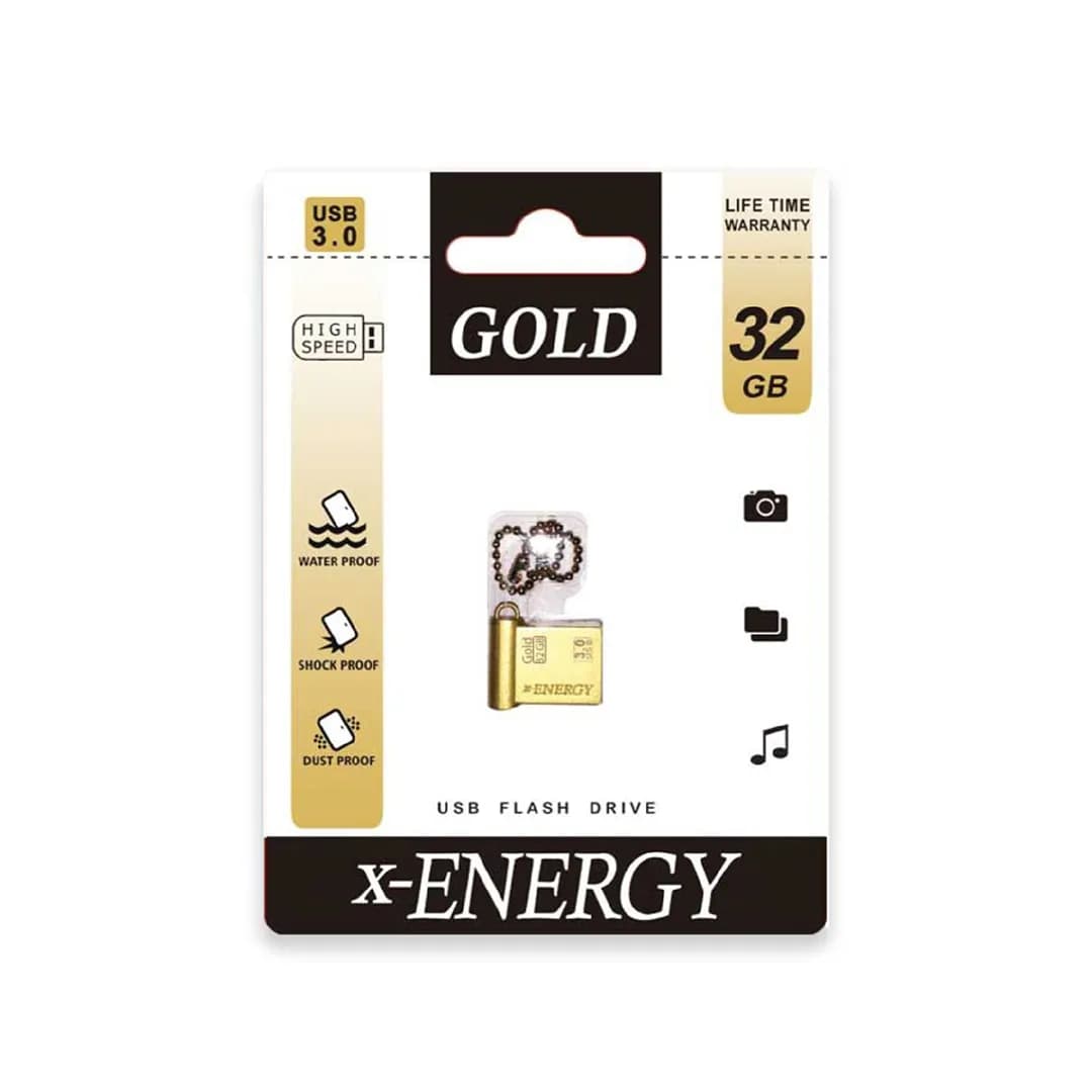 فلش مموری ایکس-انرژی مدل GOLD ظرفیت 128 گیگابایت USB3.0 — تصویر ۲