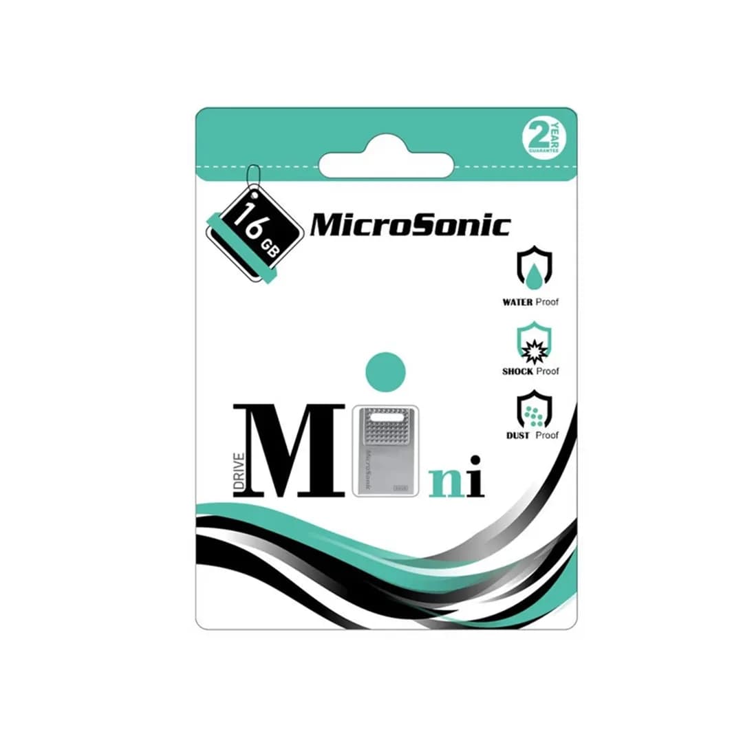 فلش مموری میکروسونیک مدل Mini Drive ظرفیت 16 گیگابایت USB2.0 — تصویر ۲