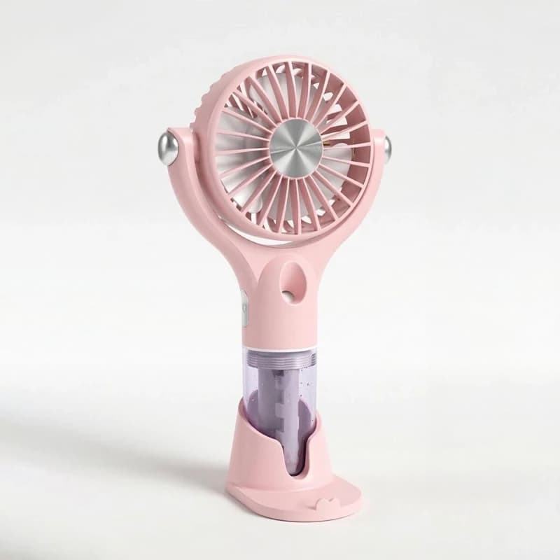 پنکه چرخشی مه پاش استند دار HM-186 | پنکه رومیزی با نگهدارنده موبایل — تصویر ۲