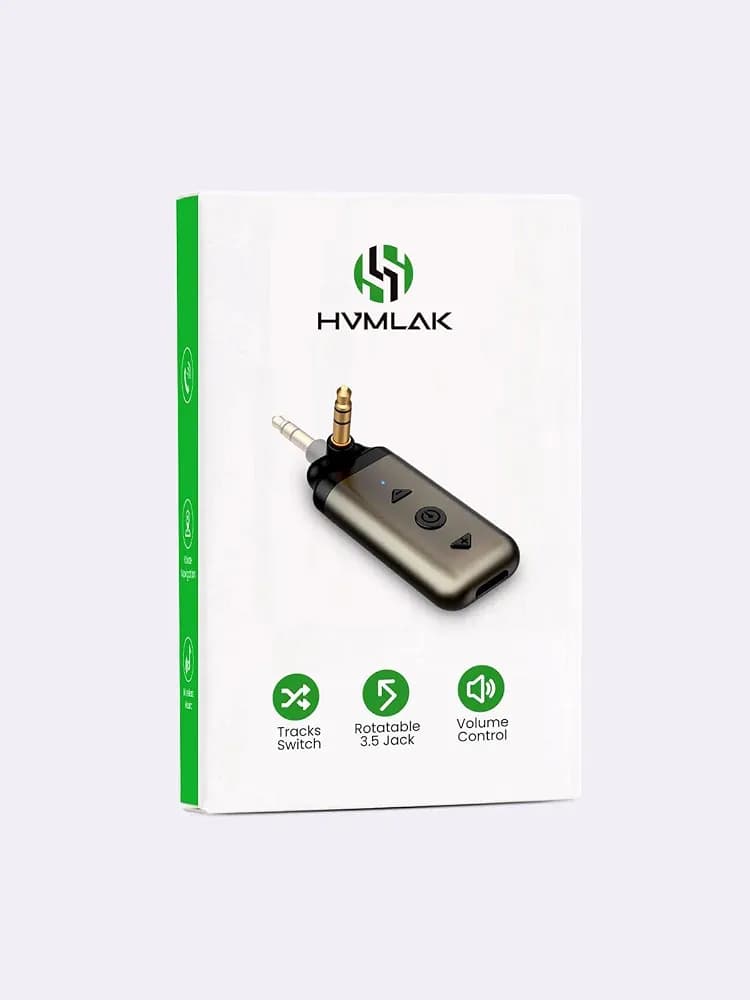 آداپتور خودروی بلوتوث ۶.۰ با ورودی AUX مدل HVMLAK Air88 — تصویر ۳