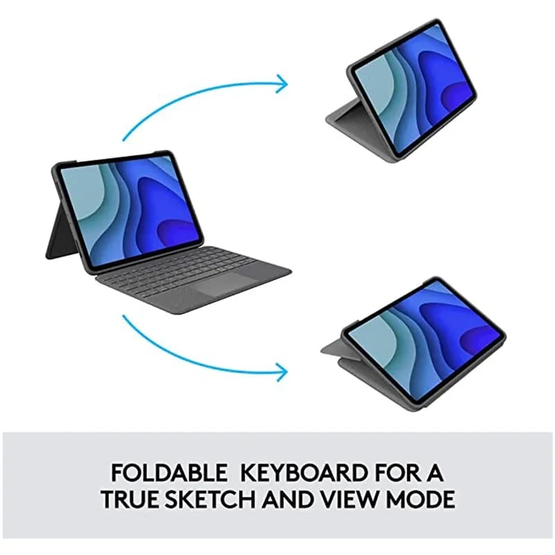 کیبورد لاجیتک مدل Folio Touch YU0043 — تصویر ۵