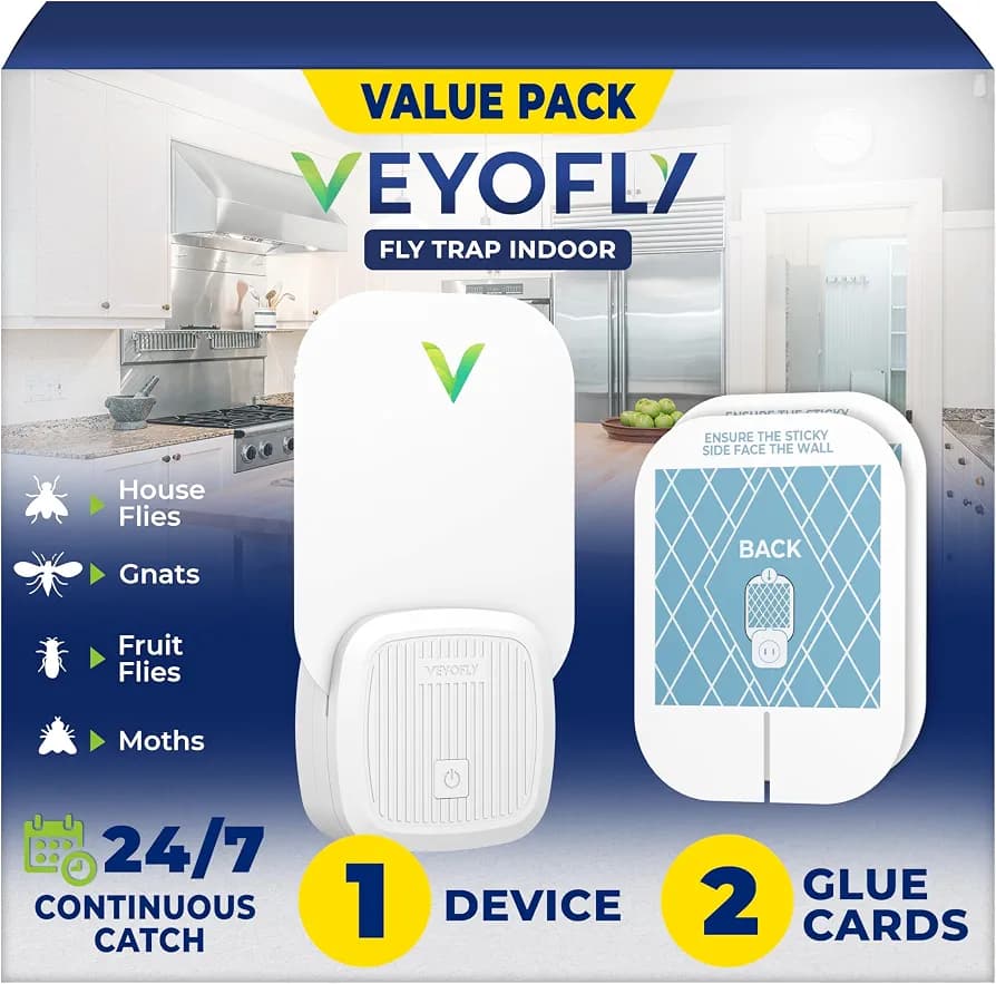 تله مگس وپشه‌ریز داخل خانه مدل VEYOFLY