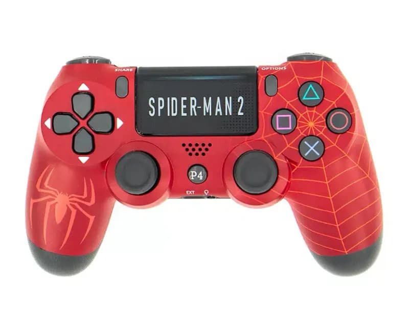 دسته بازی بیسیم پلی استیشن 4 طرح Spiderman