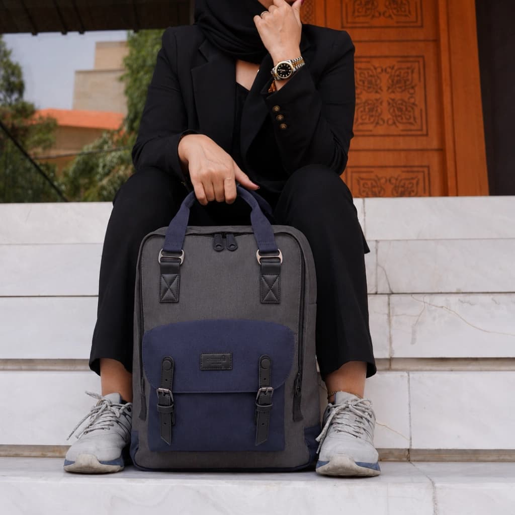 کوله پشتی هیماواری HIMAWARI مدل 1010 مناسب برای لپ تاپ های 15.6اینچی — تصویر ۷
