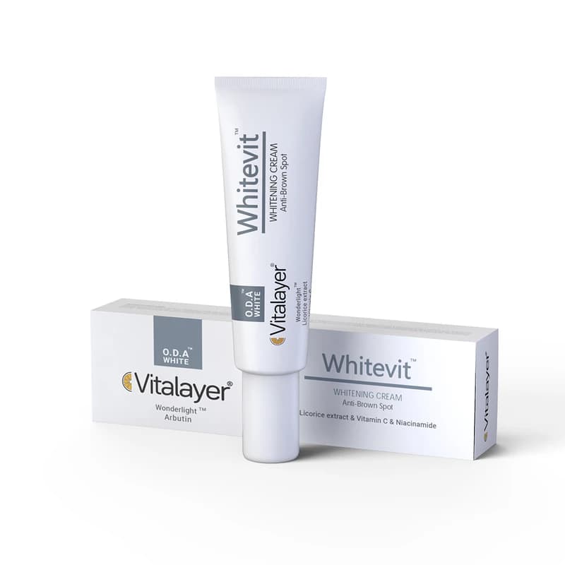 کرم روشن کننده ویتالیر مدل Whitevit حجم 30 میلی لیتر — تصویر ۲