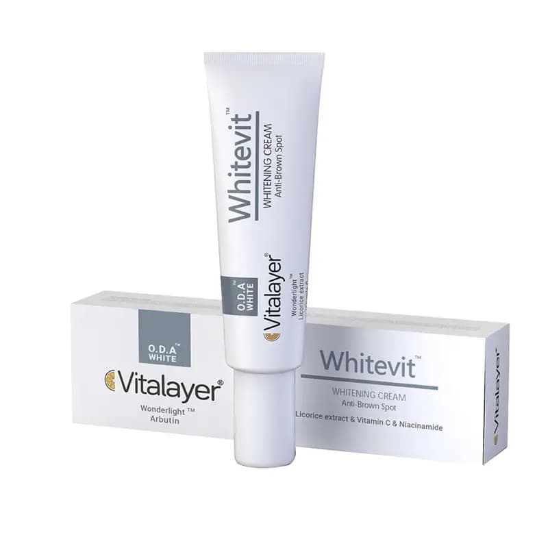 کرم روشن کننده ویتالیر مدل Whitevit حجم 30 میلی لیتر — تصویر ۶