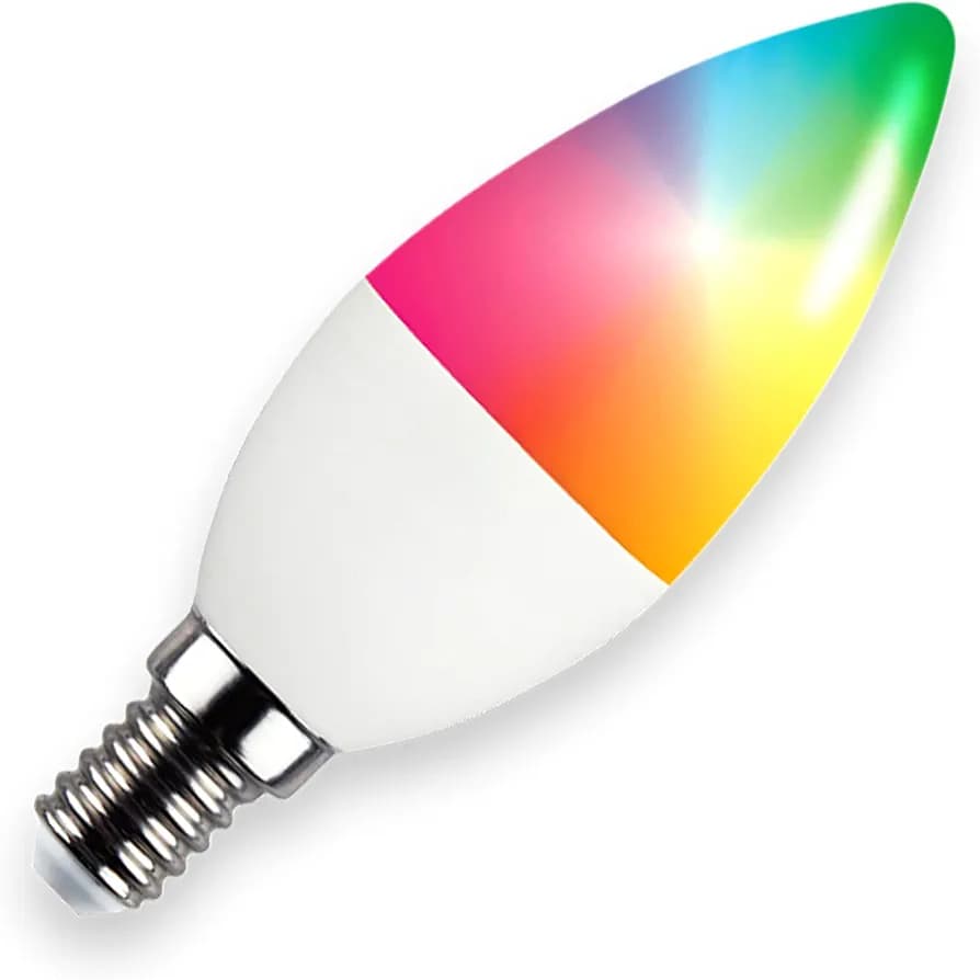 “لامپ LED هوشمند شمعی INNOVATE مدل E14 RGB 5 وات ۲۳۰ ولت
