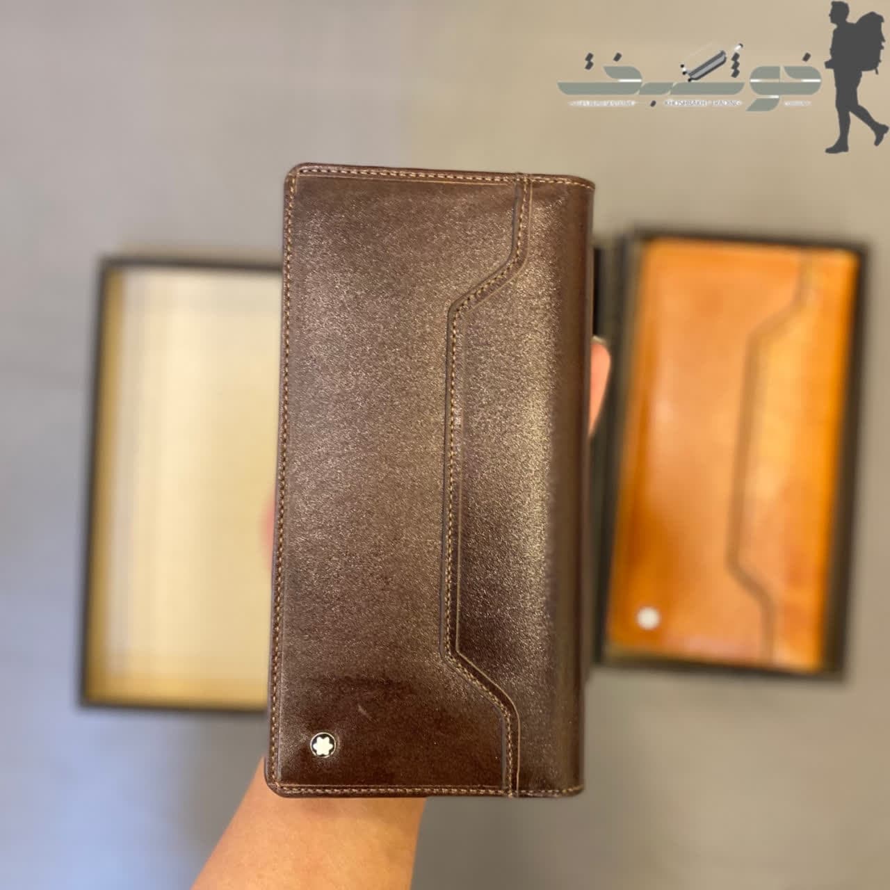کیف پول کتی مونت بلک چرم طبیعی — تصویر ۵
