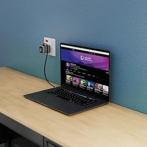 آداپتور 70 وات پاورولوژی مدل POWEROLOGY Halo Dual-Port GaN Charger — تصویر ۶