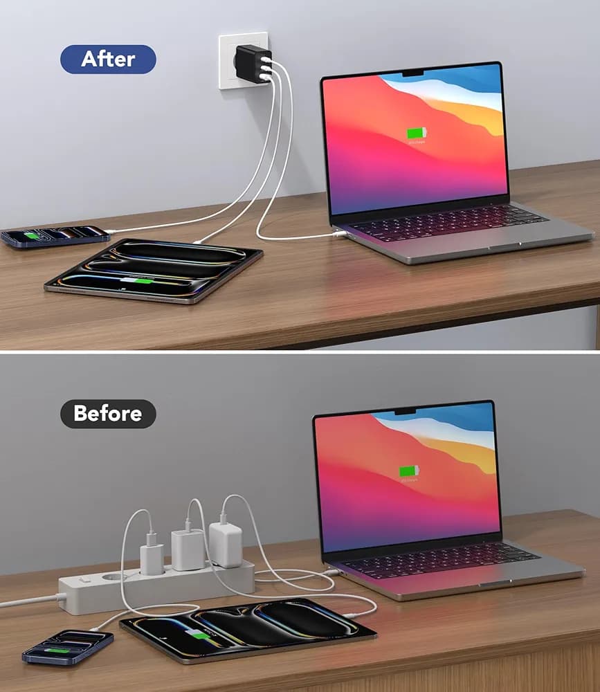 شارژر USB-C ۶۵ وات ANYKON — تصویر ۶