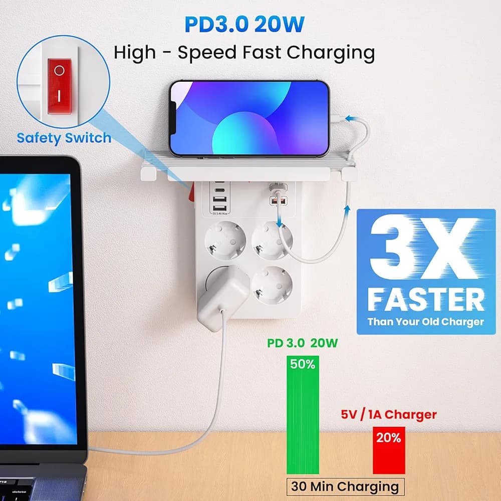 چهار راهی USB برندKiykzi — تصویر ۷