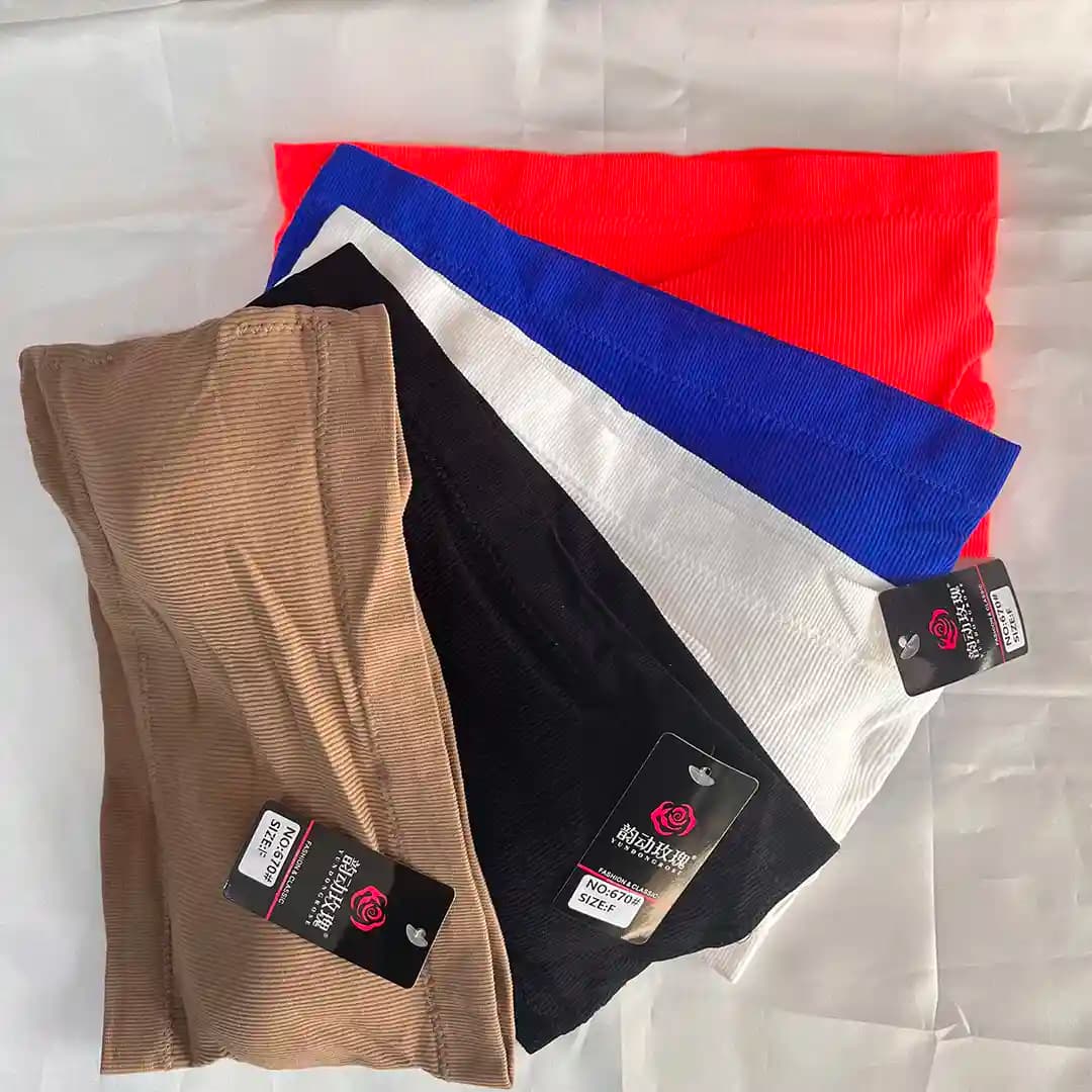ست نیم تنه باندی و شورت کبریتی .کدB37 — تصویر ۴