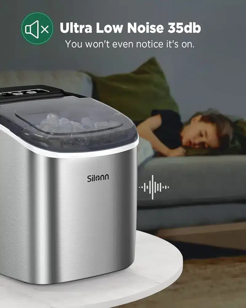 دستگاه یخ‌ساز رومیزی Silonn، — تصویر ۳