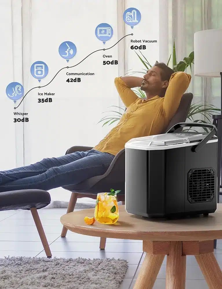 دستگاه یخ‌ساز رومیزی مستقیم Vpcok — تصویر ۳