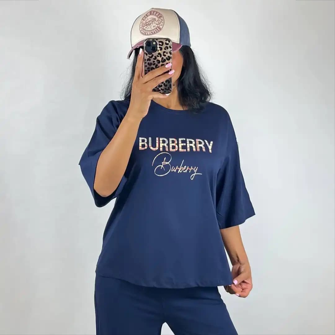 تیشرت سوپر پنبه قواره لش باکسی طرح باربری.کدT35
