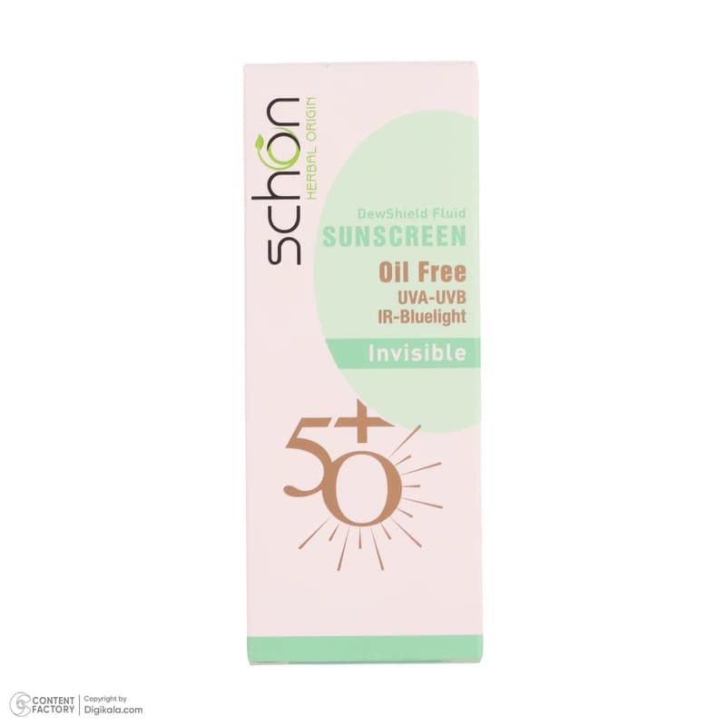 ضدآفتاب فلوئید بی رنگ شون SPF50 Invisible — تصویر ۴