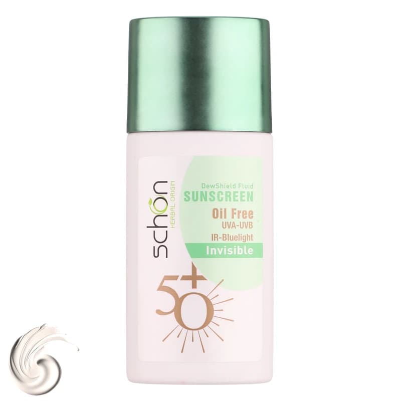 ضدآفتاب فلوئید بی رنگ شون SPF50 Invisible