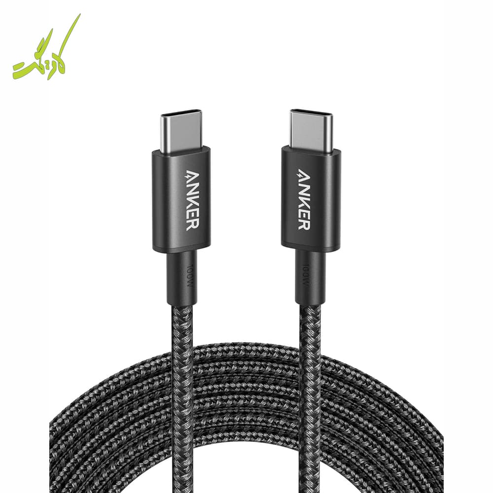 کابل USB-C به USB-C انکر مدل Anker USB-C To USB-C Cable 99cm A8756