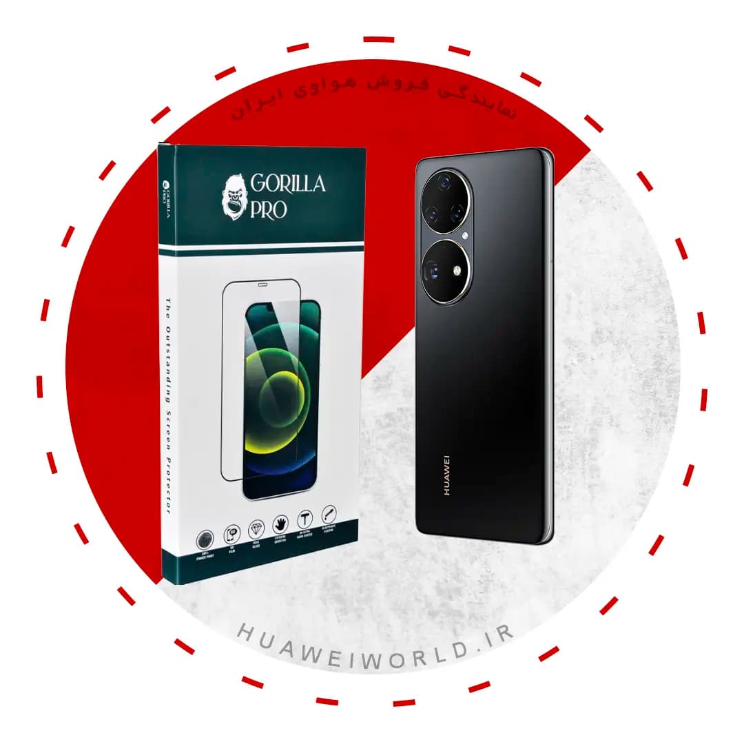 گلس و محافظ هیدروژلی (شفاف) بدنه گوشی هواوی مدل Huawei P50 Pro