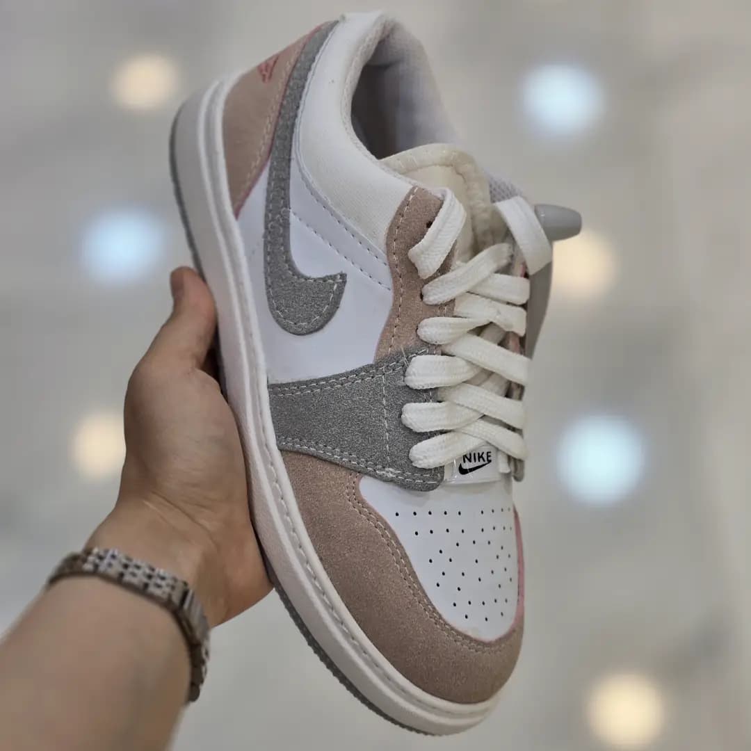کتونی نایک nike جردن jordan 1 زنانه کد 4054 — تصویر ۲